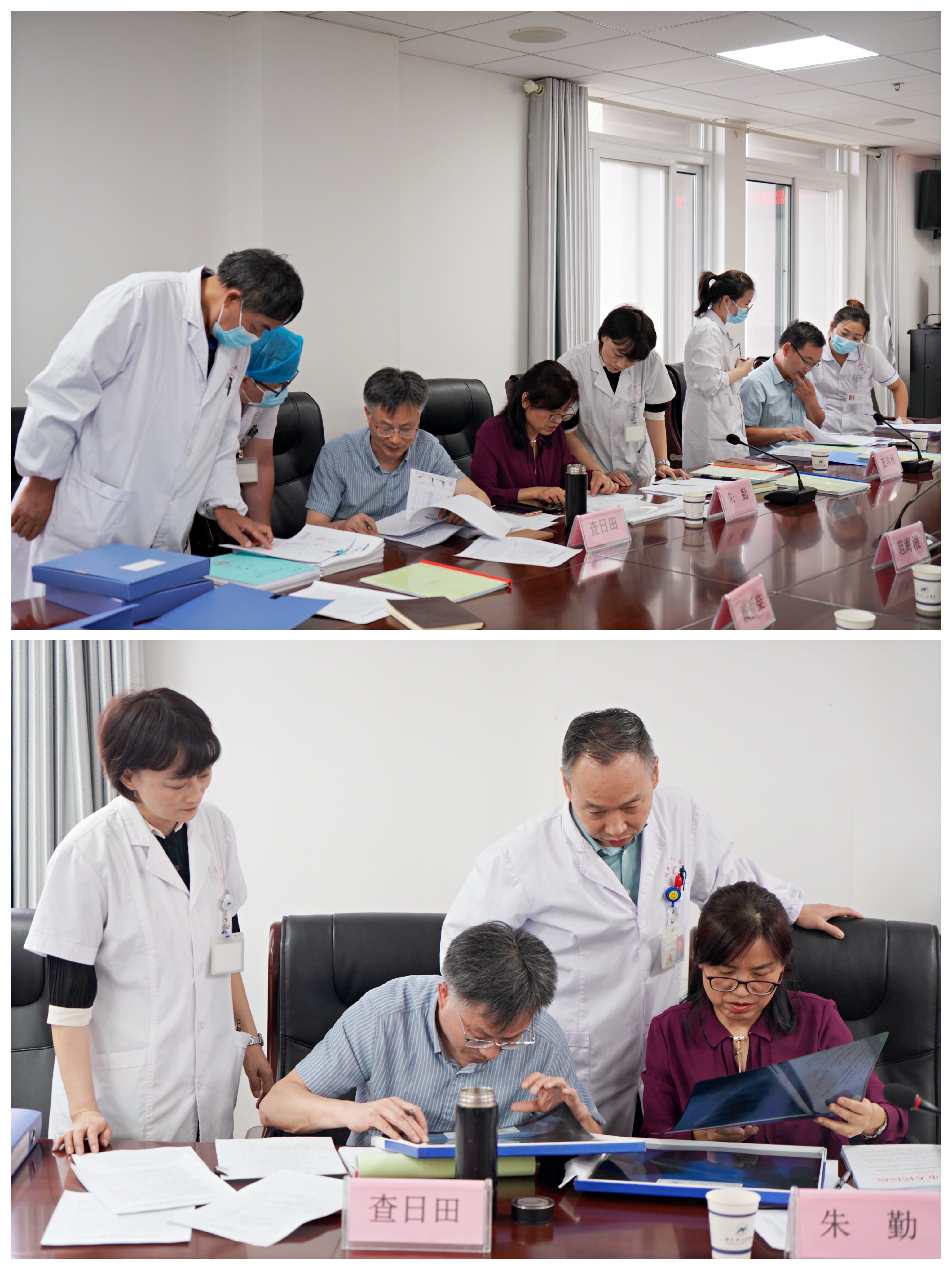 滁州市卫健委来院开展职业健康检查工作